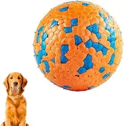 Dog Ball Toys | Solid Rubber Ball | Indestructible Dog Ball Float | Large Breed Balls | Foam Toys for Interactive Dog Ball Toy, Floating Ball Durable Puppy High Elastic Teething Ball