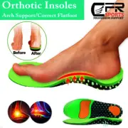 Orthotic Inserts Plantar Fasciitis Arch Support Insoles Flat Feet Foot Pain Boos