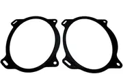 Fauful 2Pcs Rear Deck Speaker Adapter Plate for Toyota Camry Corolla Solara Yaris 6"x9"