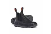 Mongrel Mens Oil Kip Elastic Side Safety Work Boots 240020 - Black