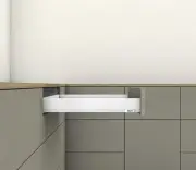 Blum MB-M-600-HD Merivobox "M"H 24 Inch Full Extension Concealed - Matte Silk