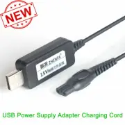 15V USB Charger Power Adapter Cord fr Philips QT4070 QT4075 QT4090 QC5330 QC5335