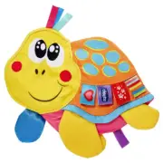 Chicco 20cm Cuddly Molly Turtle Textile Rattle Toy w/Squeaker 3-24m Baby/Toddler