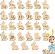 Easter Reward Tokens - Christmas Treasures Box Fillers | Wooden Easter Egg Fillers 27 Pieces, Wooden Easter Reward Tokens, Pas Prize Fillers Tokens
