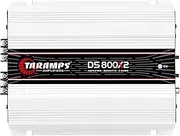 Taramps DS 800x2 2 Ohms 800 Watts RMS 2-Channel 400x2 Watts RMS, Class D Full Range, Crossover High/Low Pass Fixed, Bridgedable, Car Audio Amplifier