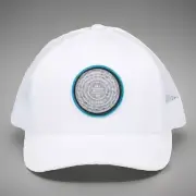 Travis Mathew The Patch Adjustable FlexFit Tech 110 Hat - White *NEW*