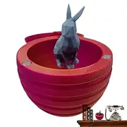 Print Egg | Bunny Figure Toy - Print Rabbit with Egg Bunny Egg Animals Inside Creative Ornaments for Desk Decoration