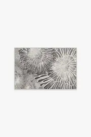 60' x 90' | Machine Washable Runner Rug | Kid & Pet Friendly | Indoor Rug | Chrysanthemum Ash Grey Tufted Rug | Ruggable