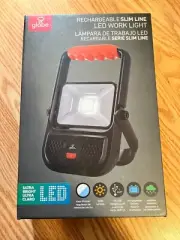 Globe Rechargeable Slim Light LED Work Light 10 Watts / 1000 Lumens