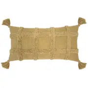 Bambury Percy Rectangle Cushion - Flax