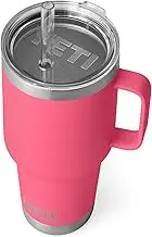 YETI Rambler 35 oz Straw Mug, Vacuum Insulated, Stainless Steel, Tropical Pink