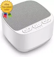Sleep Sound White Noise Machine with 40 Natural Soothing Sounds and Memory