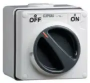 Clipsal 56-SERIES SURFACE SWITCH 3-Pole 20A 500V Control Circuit,Resistant White