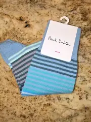 Paul Smith Men's Stripe Socks MSRP $30.00 made in Italy