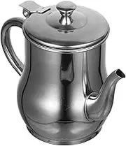 TOPPERFUN Oil Filter Pot Stainless Steel Oil Strainer and Storage Can for Efficient