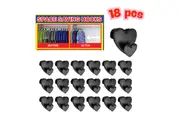 Vistara 18pc Space Saver Hooks, Organiser, & Clothes Hanger Collector