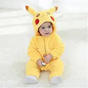 2024 New Arrival High Quality Baby Boys Girls Halloween Dinosaur Costume Romper Kids Clothing Set pikachu 80cm