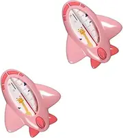 ERINGOGO 2pcs Adorable Shape Water for Bathing Bath Sensor for Measuring Bath Temperature Pink