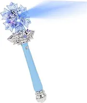 ULTECHNOVO Light Up Snowflake Wand with Sound Effects Glowing Party Prop for Christmas Halloween and Cosplay Events Sturdy Easy to Use Ready Packaging