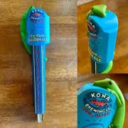 NEW In Box Kona Brewing Co Big Wave Golden Ale Tap Handle Gecko 12”