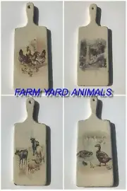 FOOD SERVING BOARDS, PADDLES, PLATTERS