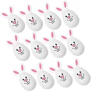 GLSTOY 24pcs Bunny Eggs present Filled Eggs Bunny Shaped Bunny Decoration Matching Eggs Eggs Empty Egg Decorations Pre Filled Eggs Egg Party