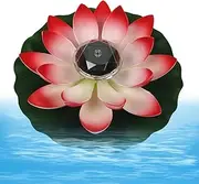 Floating Pool Lights, Solar Power Led Pond Lights, Solar Pool Lights, Waterproof Flower Lights for Beach, Lawn and Swimming Pool Accessories, Solar-Powered Design Floating Pool Lights