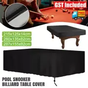 7/8/9FT Waterproof Pool Snooker Billiard Table Cover Polyester Dust Cap Outdoor
