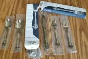 2 SETS NEW ONEIDA MICHELANGELO 5 pc PLACE SETTING 18/8 STAINLESS w/ BOX+ SLEEVES