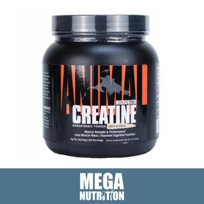 Universal Nutrition Creatine Powder Unflavored 500g Enhances Muscle Recovery