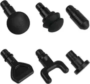 Cosmos 6 Pcs Massage Gun Heads Replaceable Attachments Adapter Deep Tissue Massager Gun Accessories in Different Functions for Runner Athletes Muscle Relaxation