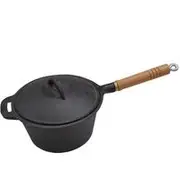 Supex Cast Iron Pre Seasoned Saucepan