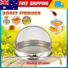 Honey Strainer Filter Stainless Steel Double Sieve Beekeeping Equipment Kit AU