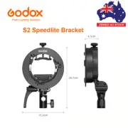 Godox S2 Flash S-type Holder Bracket Bowens for Godox V1 V860III AD200 AD400PRO