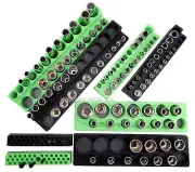 Magnetic Socket Holder Set 8pc Mechanics Time Saver 1/2" 3/8" 1/4" Drive MTS