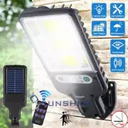132COB Solar Charging Street Light Waterproof Motion Sensor Wall Security Lamp