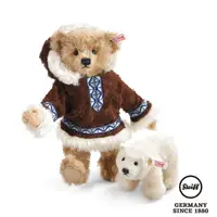 在飛比找momo購物網優惠-【STEIFF德國金耳釦泰迪熊】愛斯基摩人與北極熊寶寶(限量