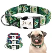 Funky Personalised Nylon Dog Collar for Small, Medium, Large Dogs