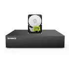 Sannce 1080P 8 Channel DVR Recorder 2TB HDD for Home CCTV Security Camera System