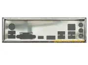 For Asus TUF Z370-PLUS GAMING Shield I/O IO Rear Baffle Backplate Motherboard