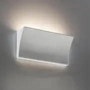 BF-2014 G9 Modern Indoor Wall Uplight Raw Ceramic 2Lt in White