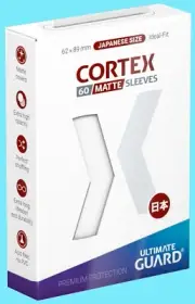 60 ULTIMATE GUARD CORTEX MATTE WHITE JAPANESE Deck Protector Card Sleeves tcg