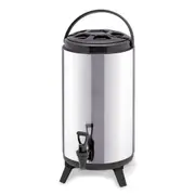 SOGA 12L Portable Insulated Cold/Heat Coffee Tea Beer Barrel Brew Pot With Dispenser