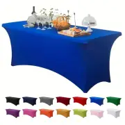 Rectangle Fitted Table Cloths Trestle Tablecloth Wedding 4ft 6ft 8ft Table Cover