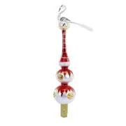 Santa Land Tree Topper Legend Of The Stork Finial Red Tail Baby Luck Tree Topper