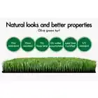 Artificial Grass 18mm 2x5m 10 SQM Roll Synthetic Turf Fake Yarn Lawn