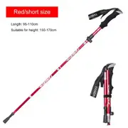 1pcs Walking Stick Outdoor Folding Trekking Poles Nordic Hiking Nature hike Antishock suitable height 150-170 CM