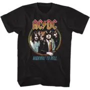 ACDC Mens T-Shirt MENS HIGHWAY TO HELL 100% Cotton BLACK Tee SM - 5XL New