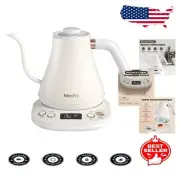 Fast Heating Electric Gooseneck Kettle 0.8L with Safety Features and LCD Display