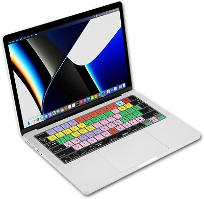 Tools Shortcuts US Layout Silicone Keyboard Cover Skin 2022 MacBook Ai AVID Pro